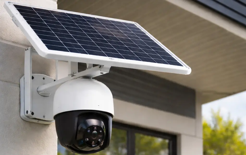 Solar CCTV camera installation in Ghana for homes and businesses without constant power