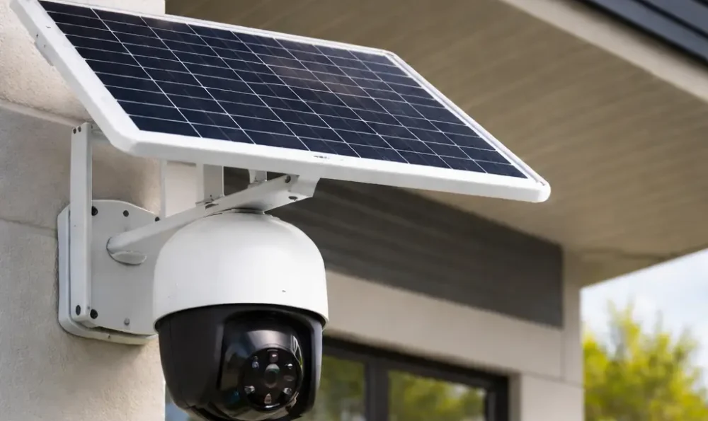 Solar CCTV camera installation in Ghana for homes and businesses without constant power
